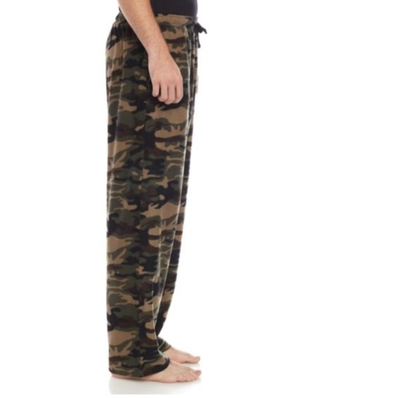 Men's Pajama Lounge Pants Camo Microfleece Sz S - Picture 3 of 3